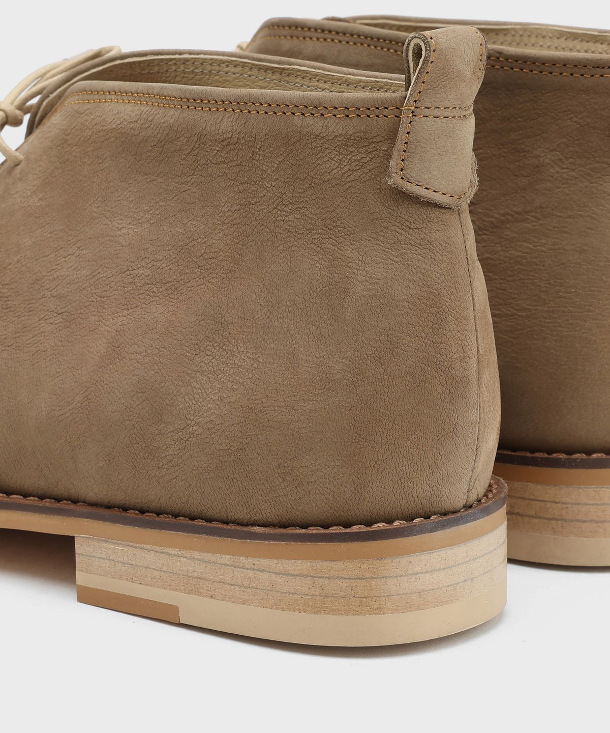 피렌체 아뜨리에(FIRENZE ATELIER) 스탠다드 라운드토 처커부츠 7702 [BEIGE NUBUCK]
