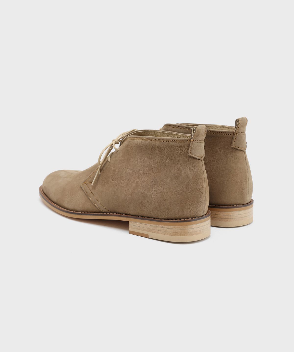 피렌체 아뜨리에(FIRENZE ATELIER) 스탠다드 라운드토 처커부츠 7702 [BEIGE NUBUCK]
