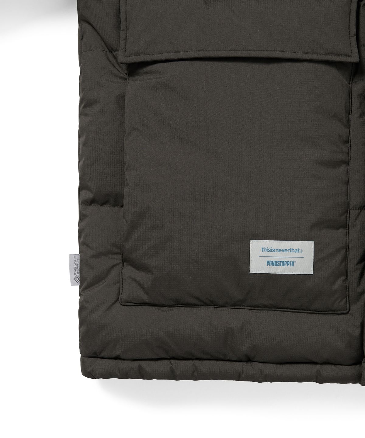 디스이즈네버댓(THISISNEVERTHAT) GORE-TEX WINDSTOPPER Expedition Down Jacket Olive Drab