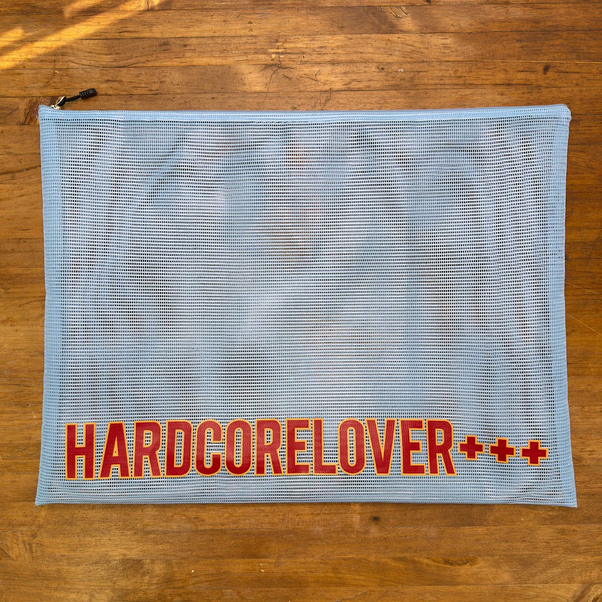 하드코어 러버(HARDCORE LOVER) BIG MESH ZIPPER BAG