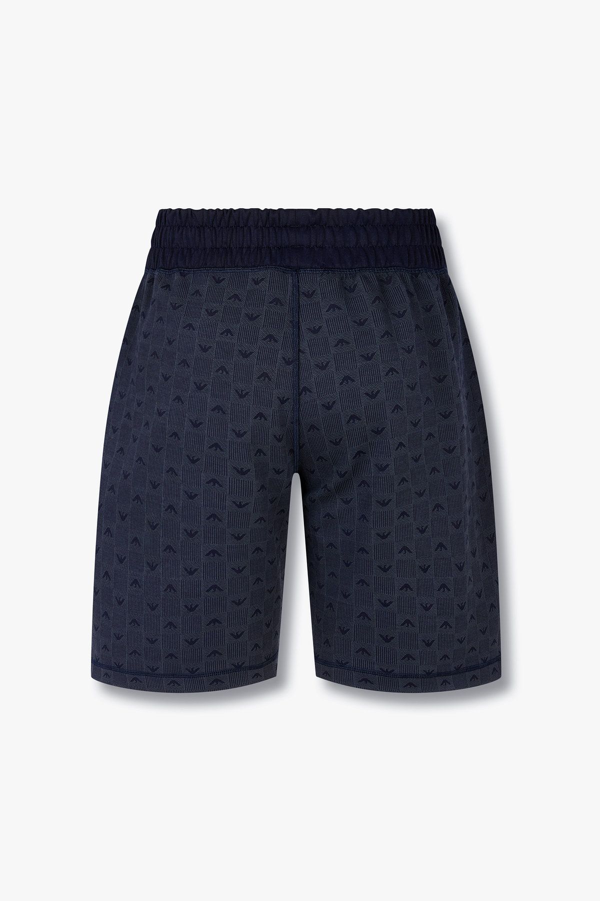 엠포리오 아르마니 언더웨어(EMPORIO ARMANI UNDERWEAR) 남성 이글 자카드 라운지 버뮤다 쇼츠_블루 0815331008