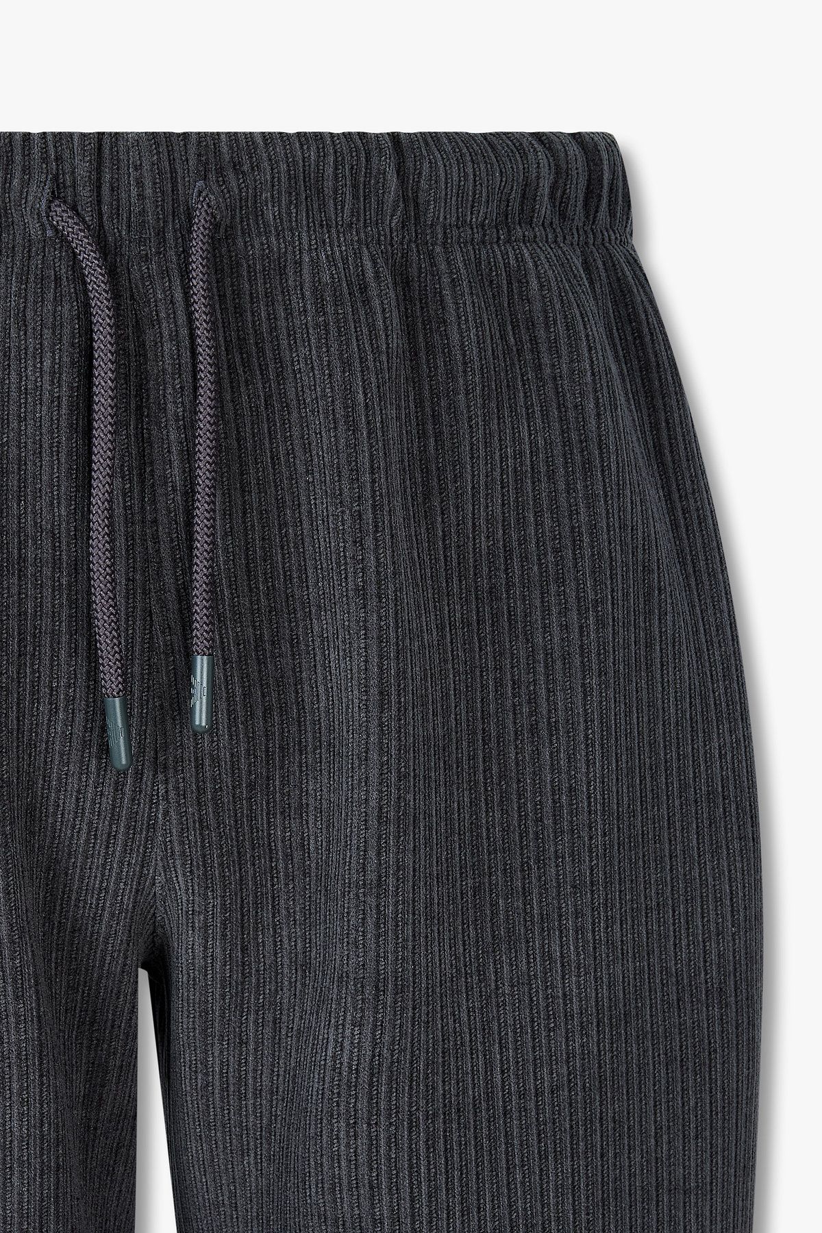 엠포리오 아르마니 언더웨어(EMPORIO ARMANI UNDERWEAR) 남성 드로스트링 코듀로이 라운지 팬츠_다크 그레이 0815332026