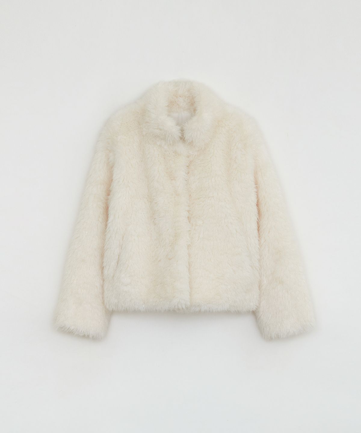 로우타이드(LOW TIDE) HAIRY FUR JACKET [IVORY]