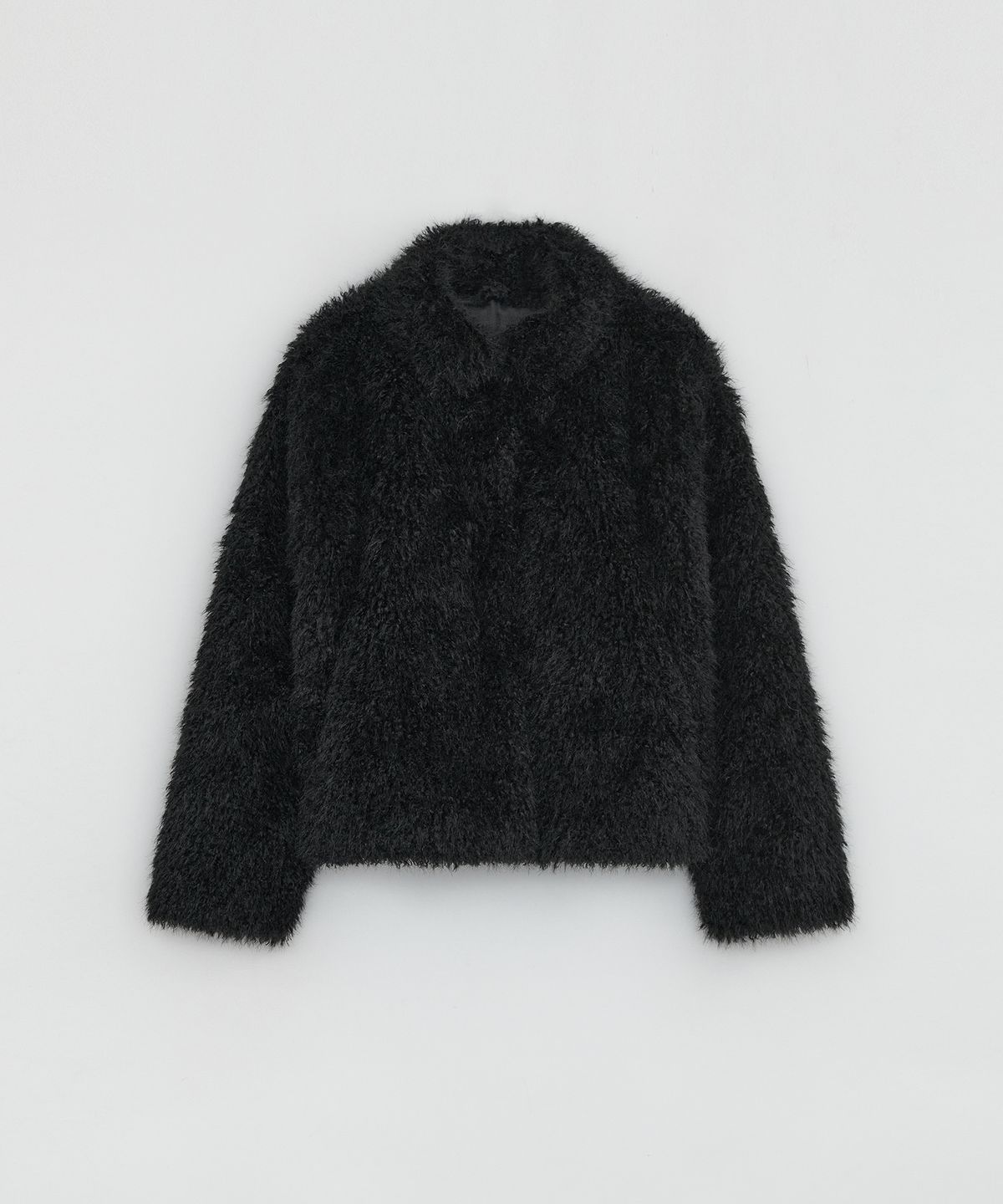 로우타이드(LOW TIDE) HAIRY FUR JACKET [BLACK]