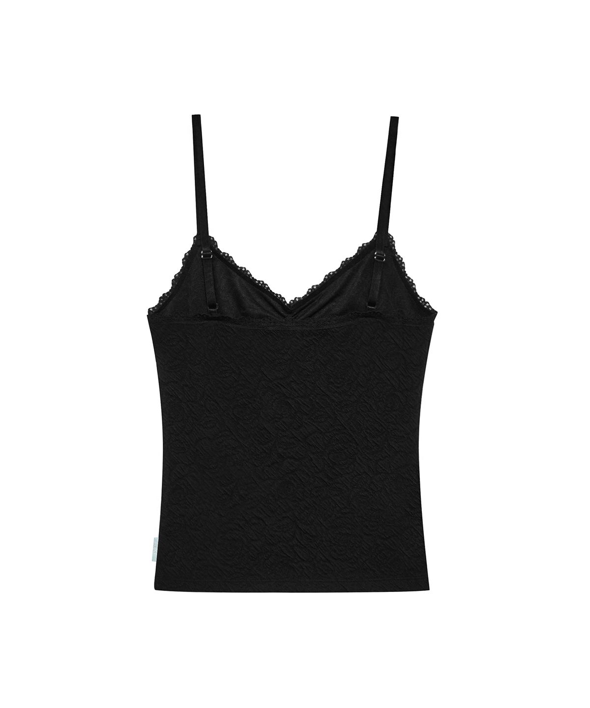 미레코(MIRECO) FLOWER EMBOSSED SLEEVELESS BLACK