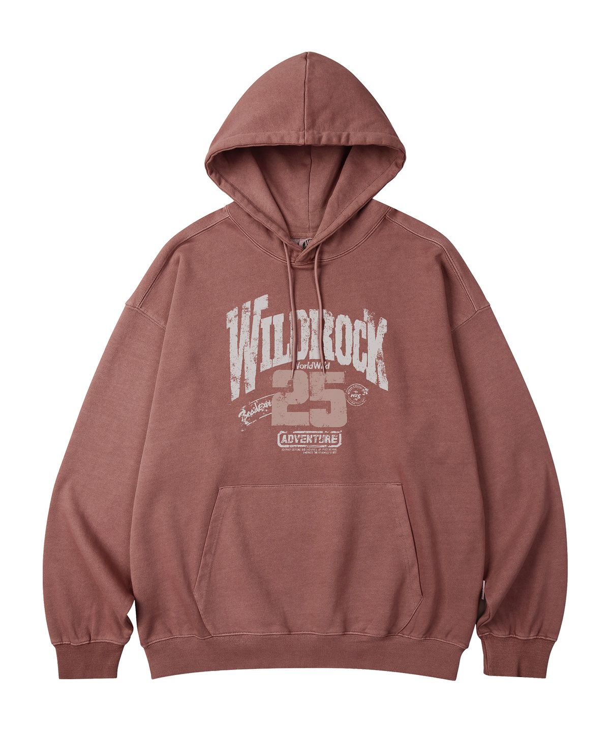 와일드락(WILDROCK) WILDROCK 25 피그먼트 오버핏 후드_5 COL