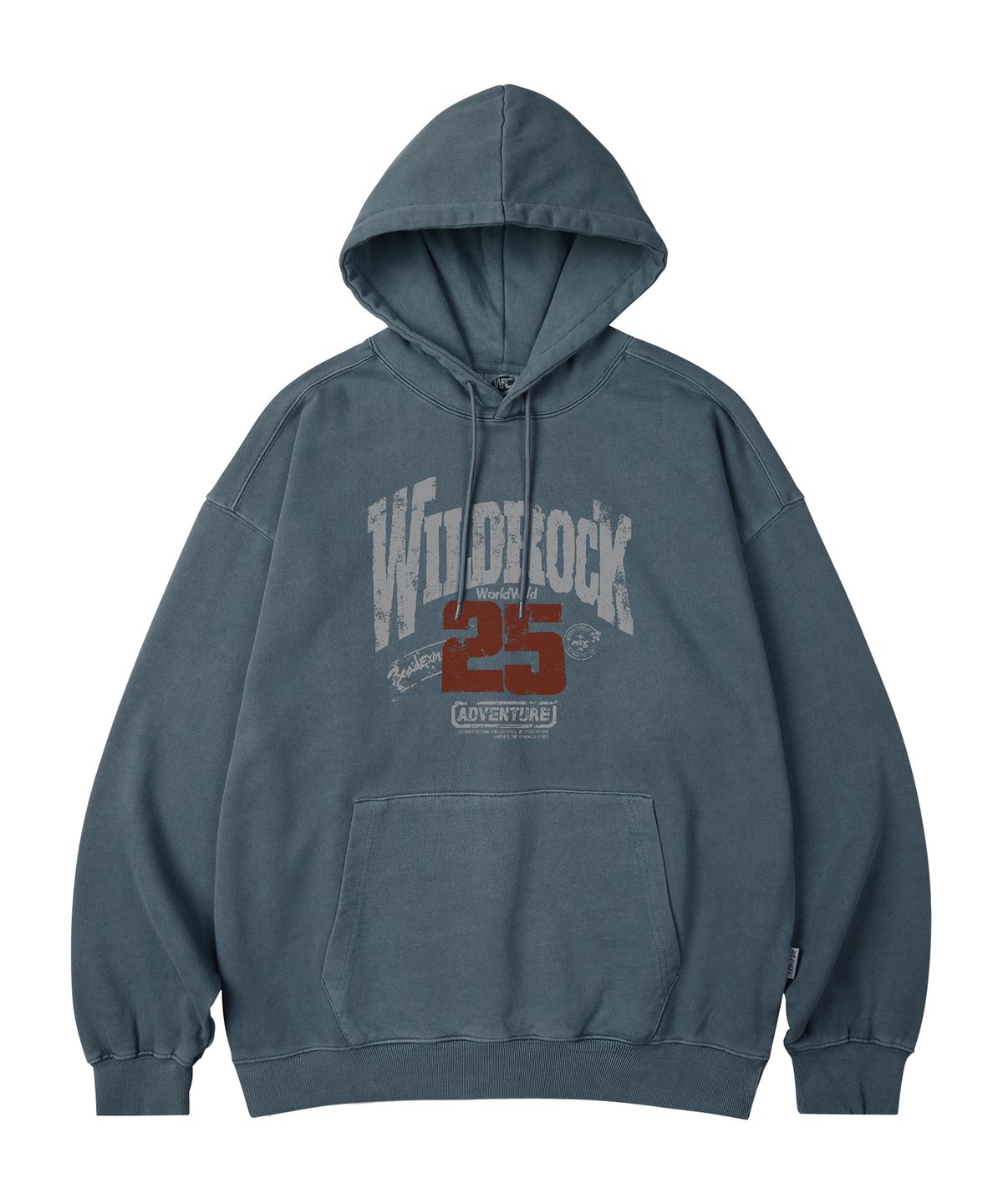 와일드락(WILDROCK) WILDROCK 25 피그먼트 오버핏 후드_5 COL