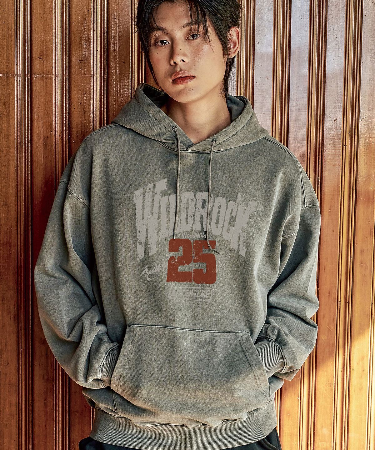 와일드락(WILDROCK) WILDROCK 25 피그먼트 오버핏 후드_5 COL