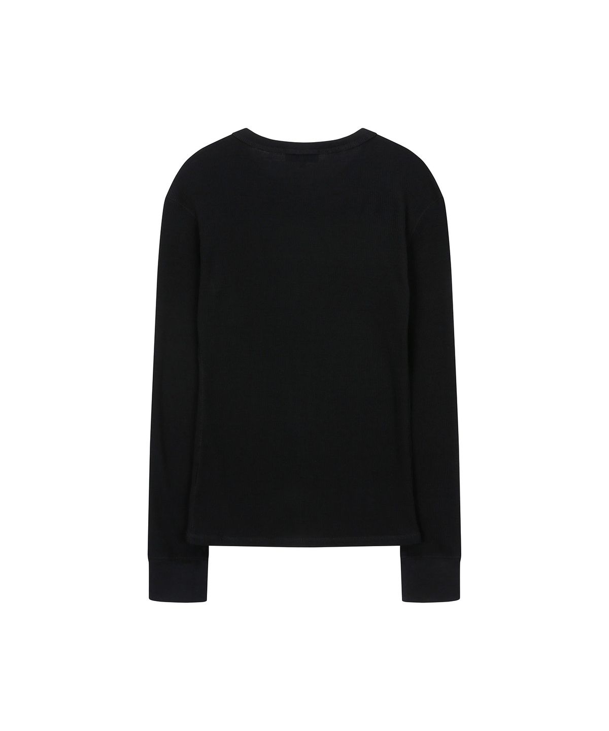 비자비(VIS A VIS) WOOL RIBBED JERSEY CREWNECK (BLACK)