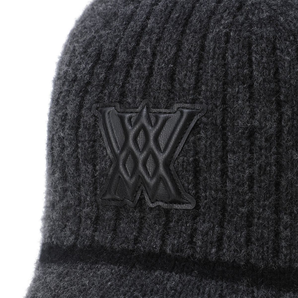 어뉴골프(ANEW GOLF) UNI ALLOVER KNIT CAP_BK