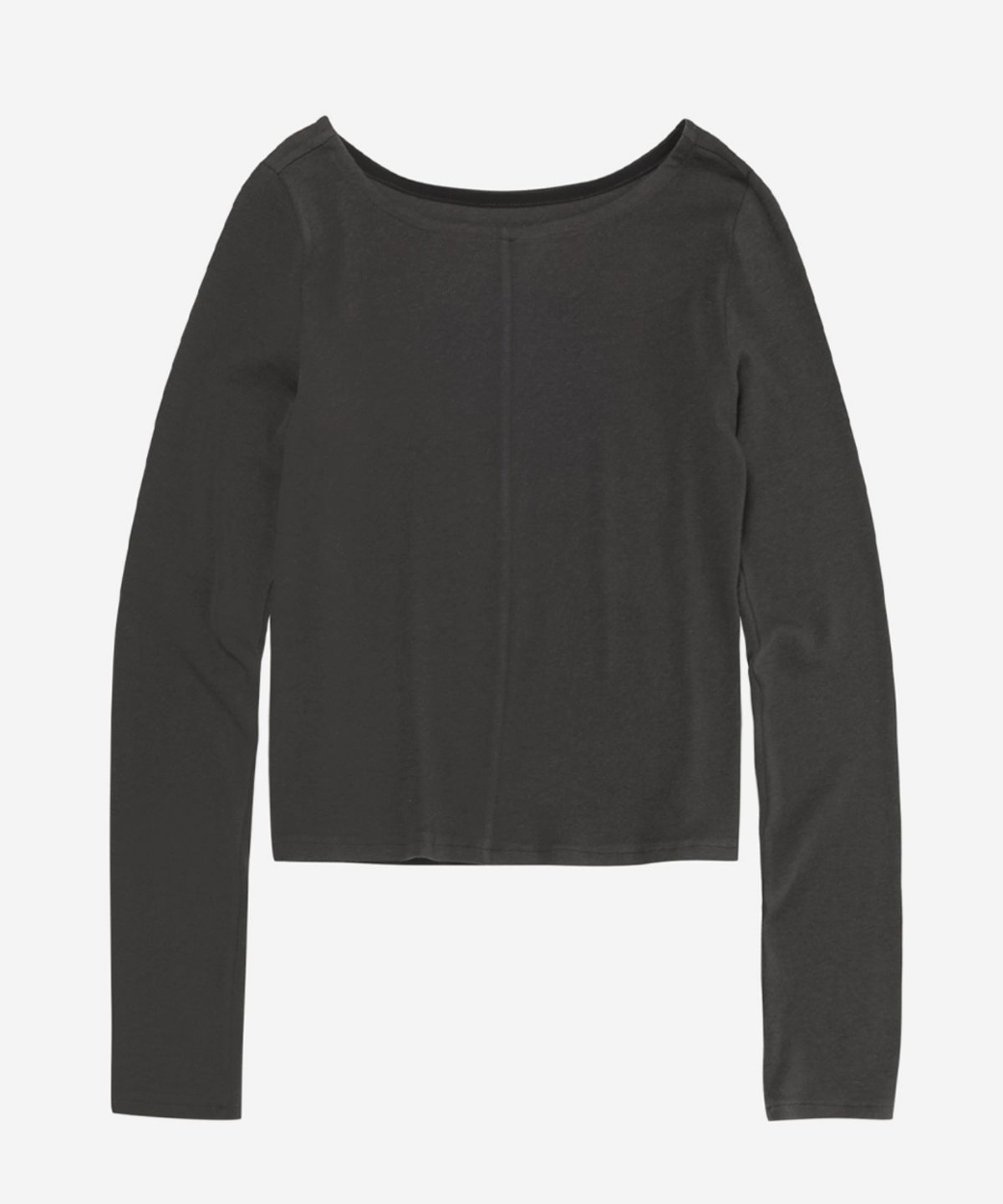 이어닝(YEARNING) WOOL BLENDED ESSENTIAL TOP, SHADOW