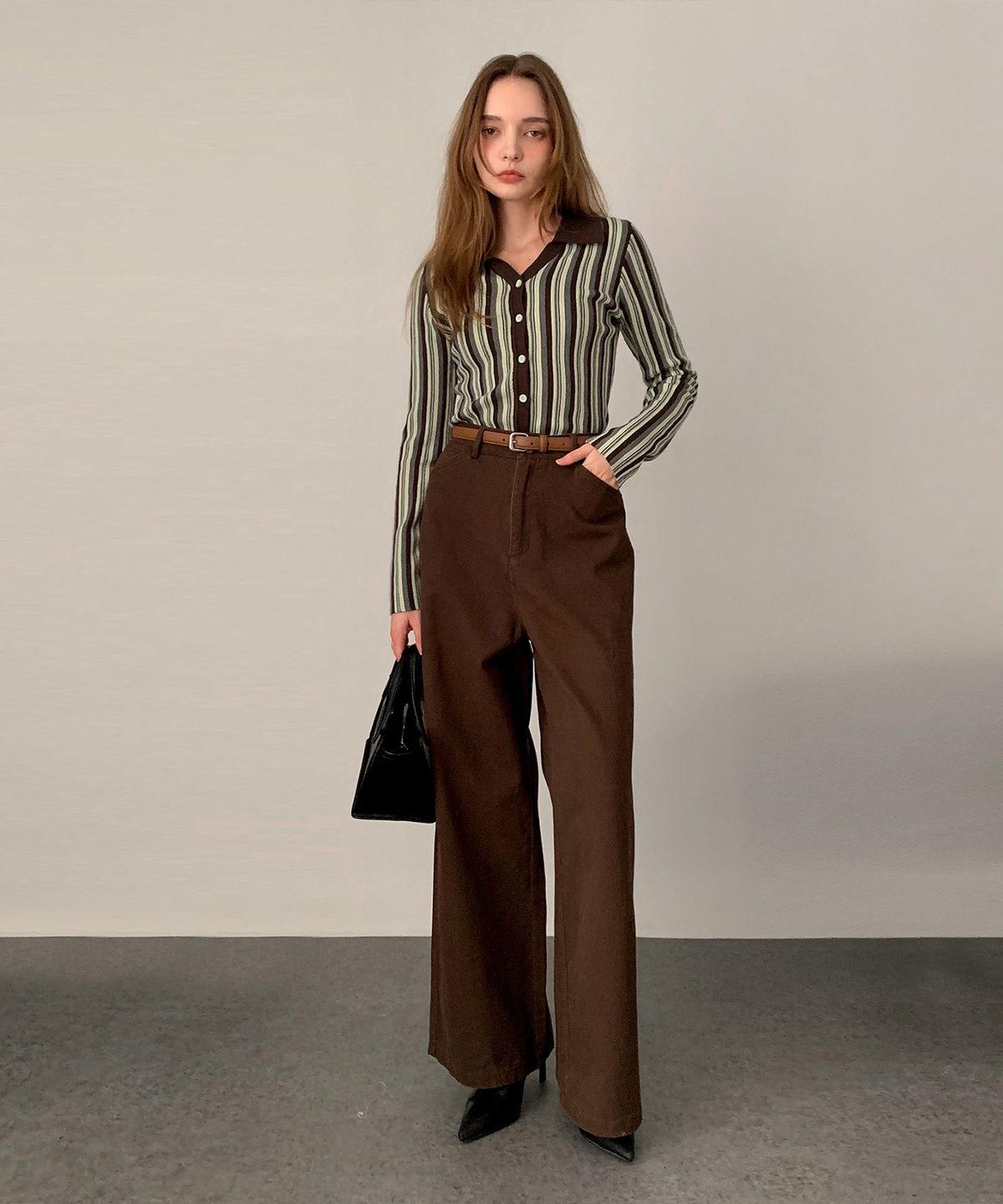 바스카라(VASCARA) Peach Cotton Wide Pants (3colors)