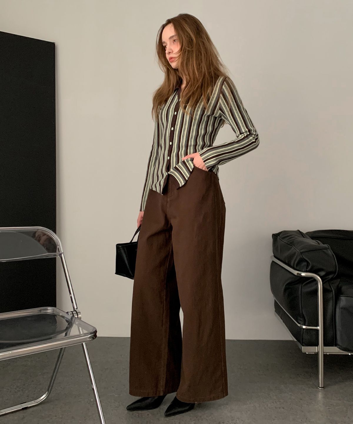 바스카라(VASCARA) Peach Cotton Wide Pants (3colors)