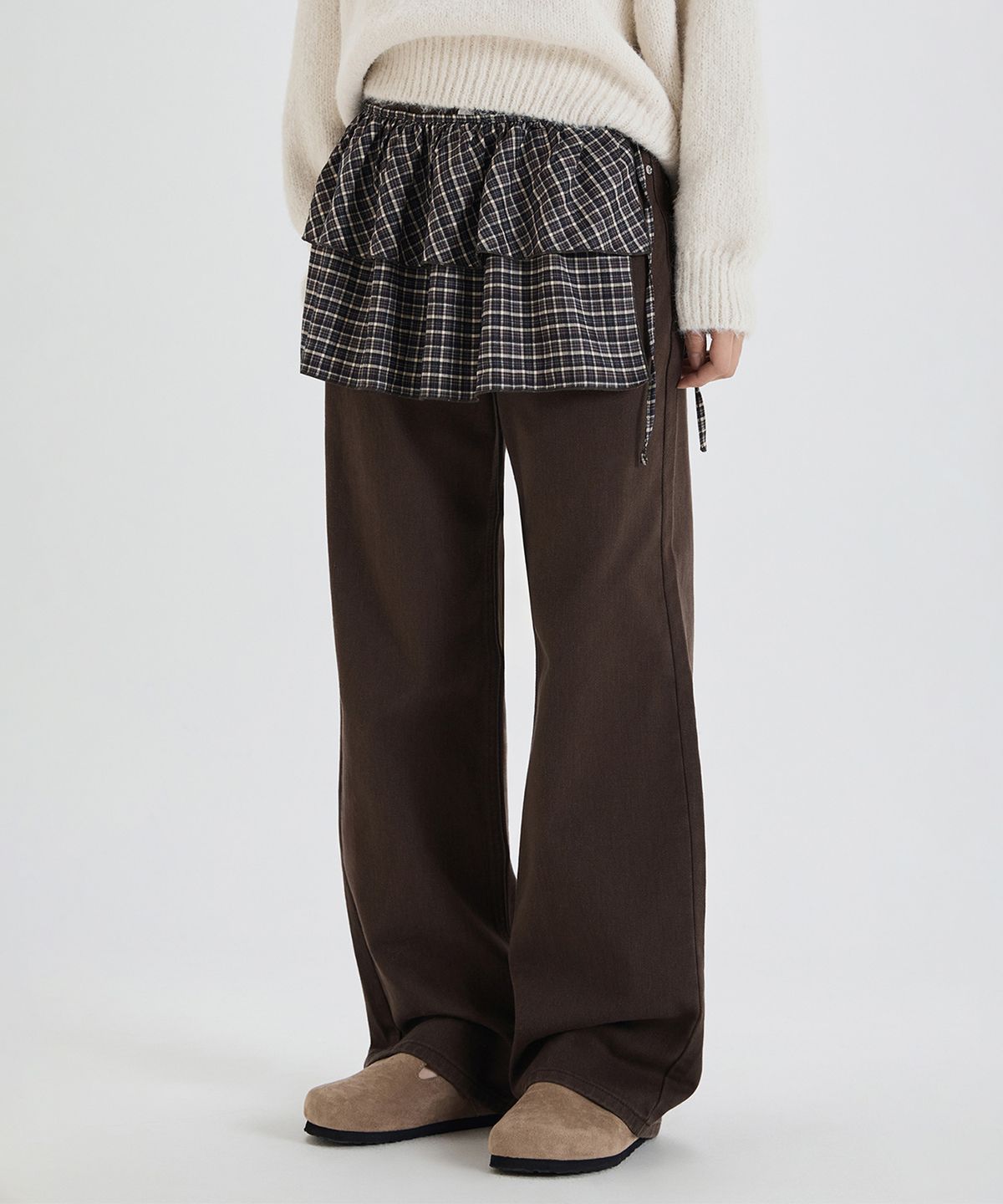 미쏘(MIXXO) 레이어드 미니 스커트_MIWWHG102C