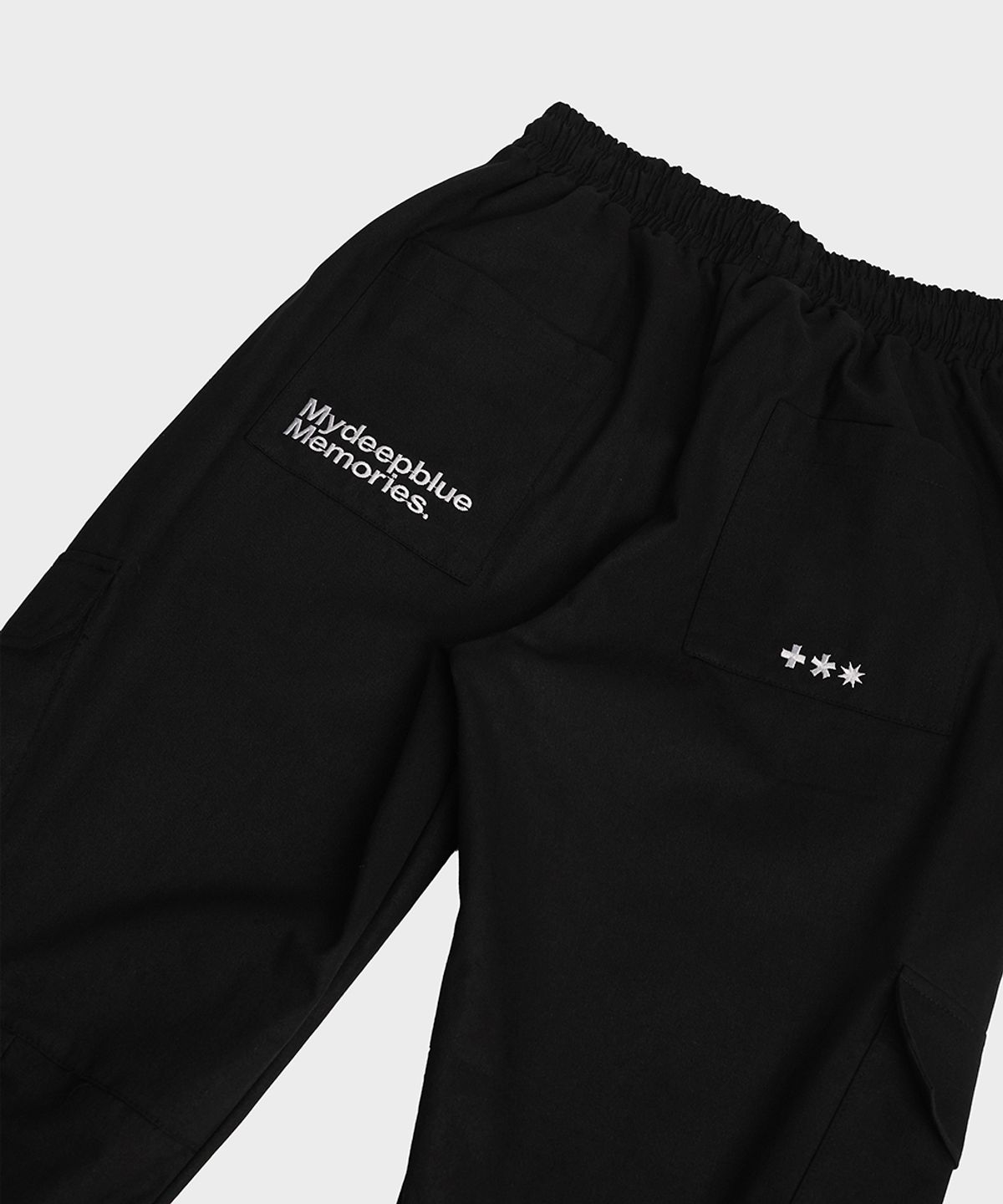 마이딥블루메모리즈(MY DEEP BLUE MEMORIES) (PT)MM BOOTS FIT ZIPPER PANTS (BLACK)