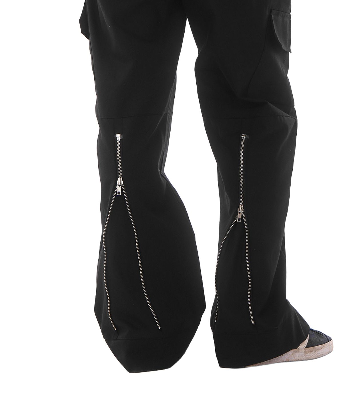마이딥블루메모리즈(MY DEEP BLUE MEMORIES) (PT)MM BOOTS FIT ZIPPER PANTS (BLACK)