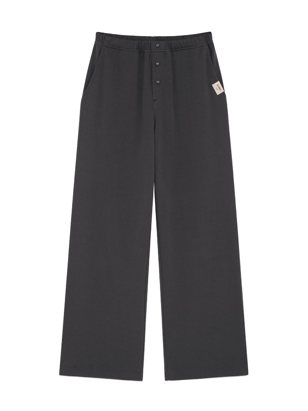 글로니(GLOWNY) G BUTTON FLY PANTS (CHARCOAL)