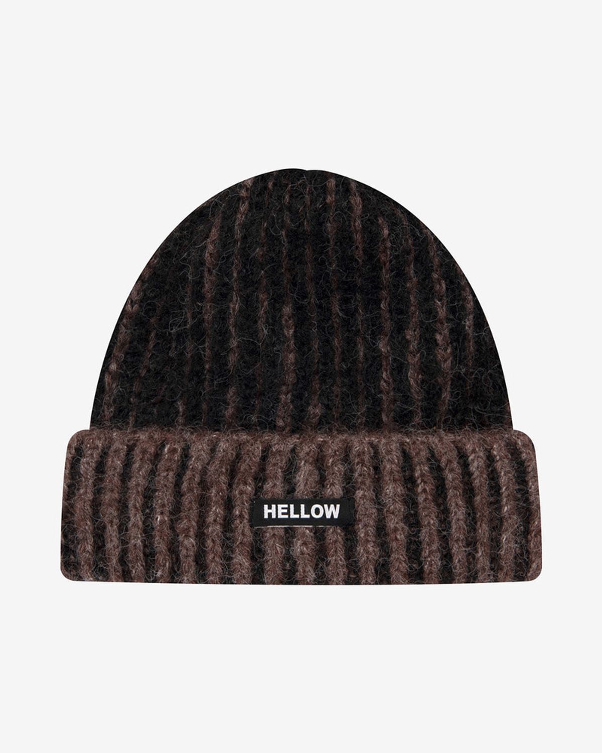 헬로우(HELLOW) 25 Fulffy beanie BLACK