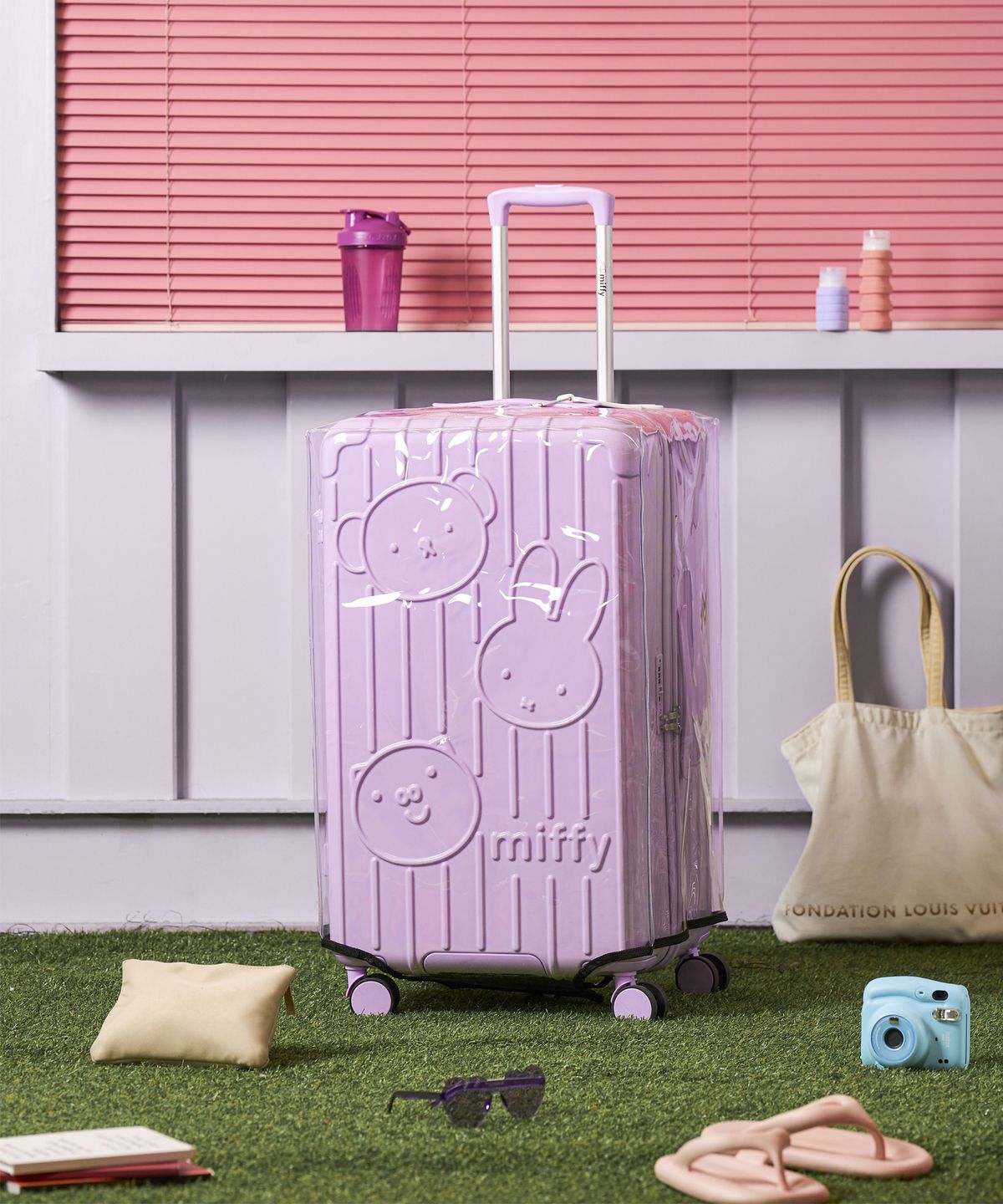 미피(MIFFY) 프렌즈 기내용 수하물용 캐릭터 캐리어 57cm 74cm