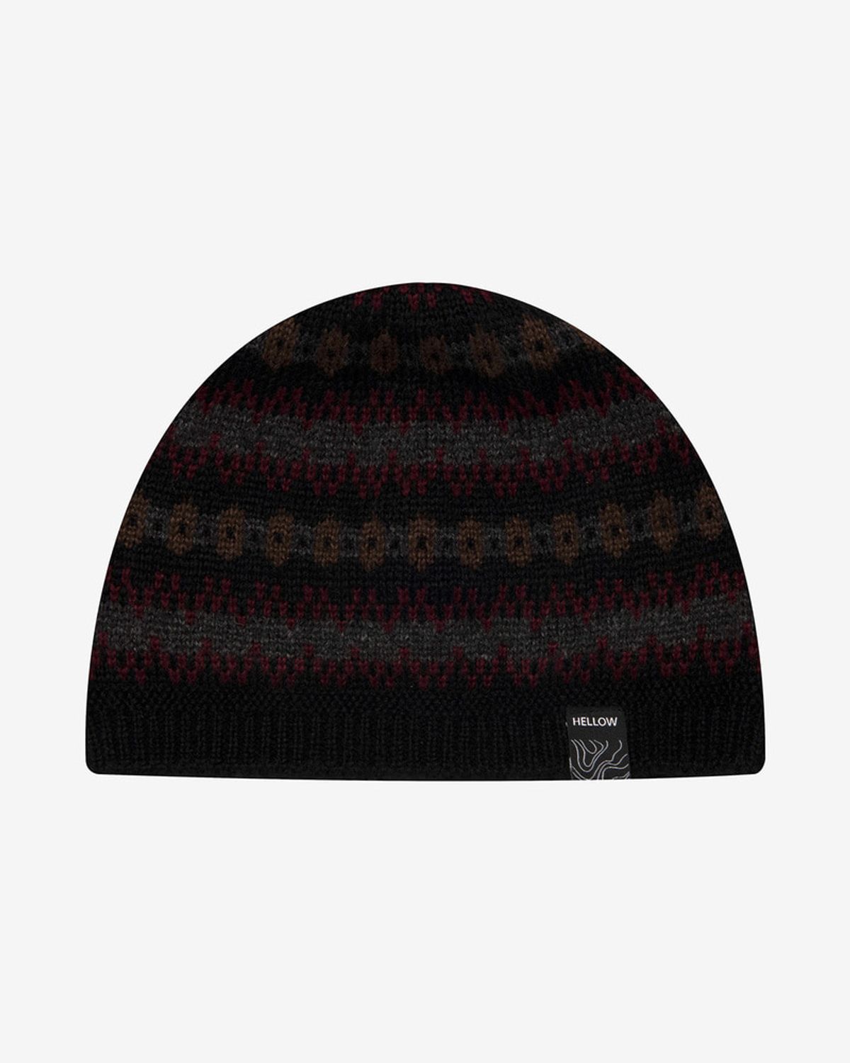 헬로우(HELLOW) 25 Tribe beanie Burgundy