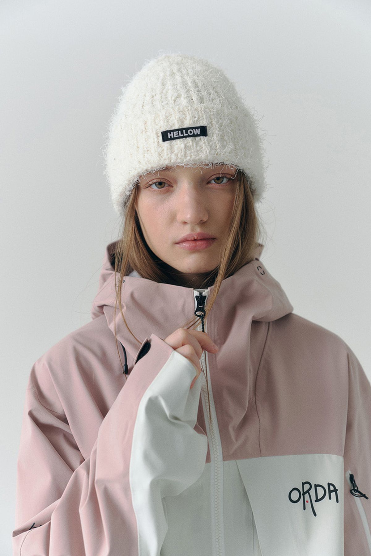 헬로우(HELLOW) 25 Bloom beanie IVORY