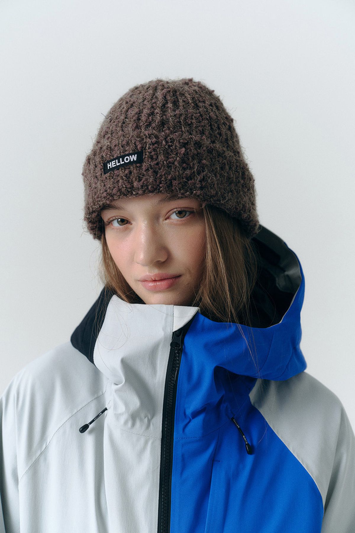 헬로우(HELLOW) 25 Bloom beanie BROWN