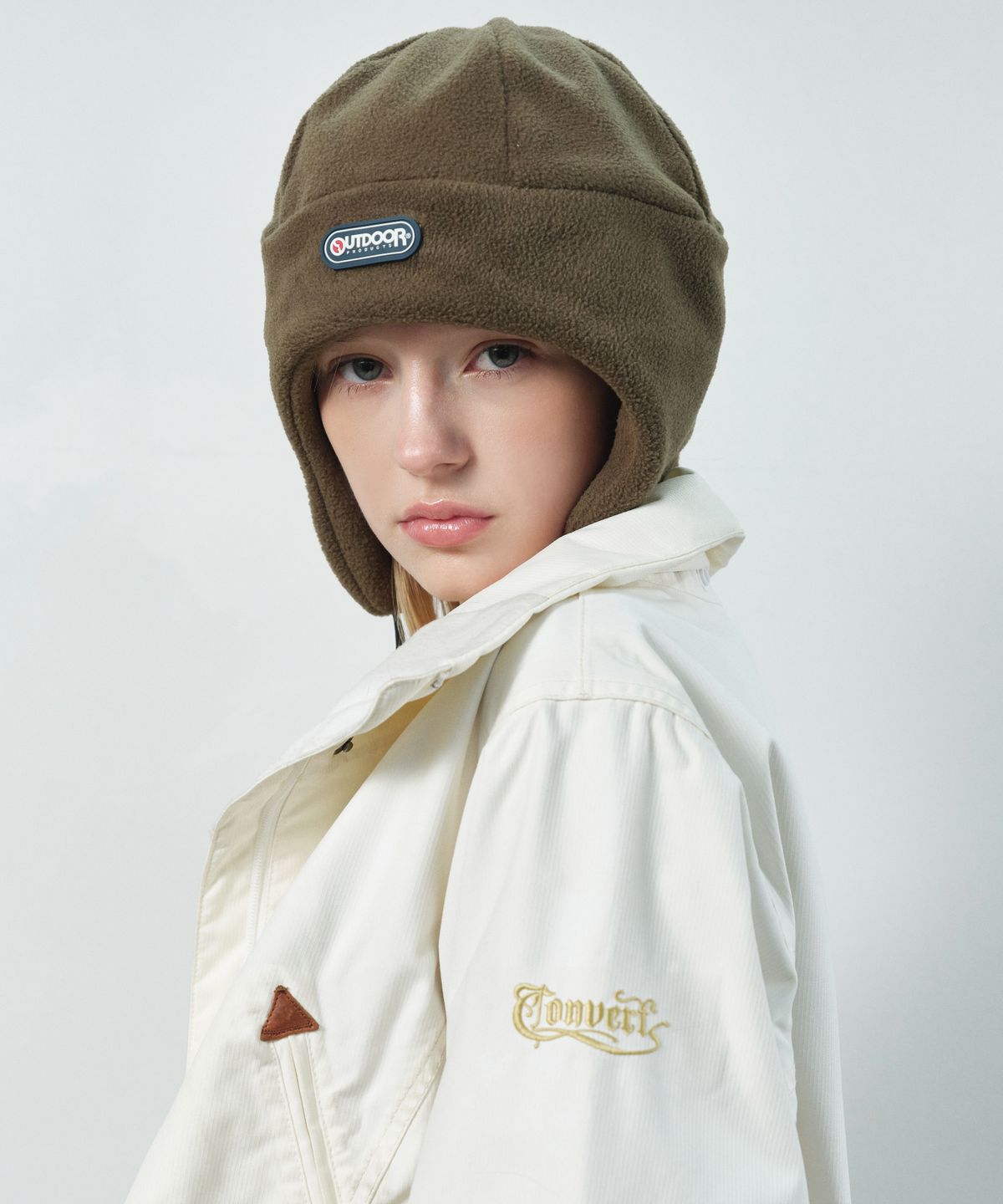 아웃도어 프로덕츠(OUTDOOR PRODUCTS) 플리스 햇 - [카키]