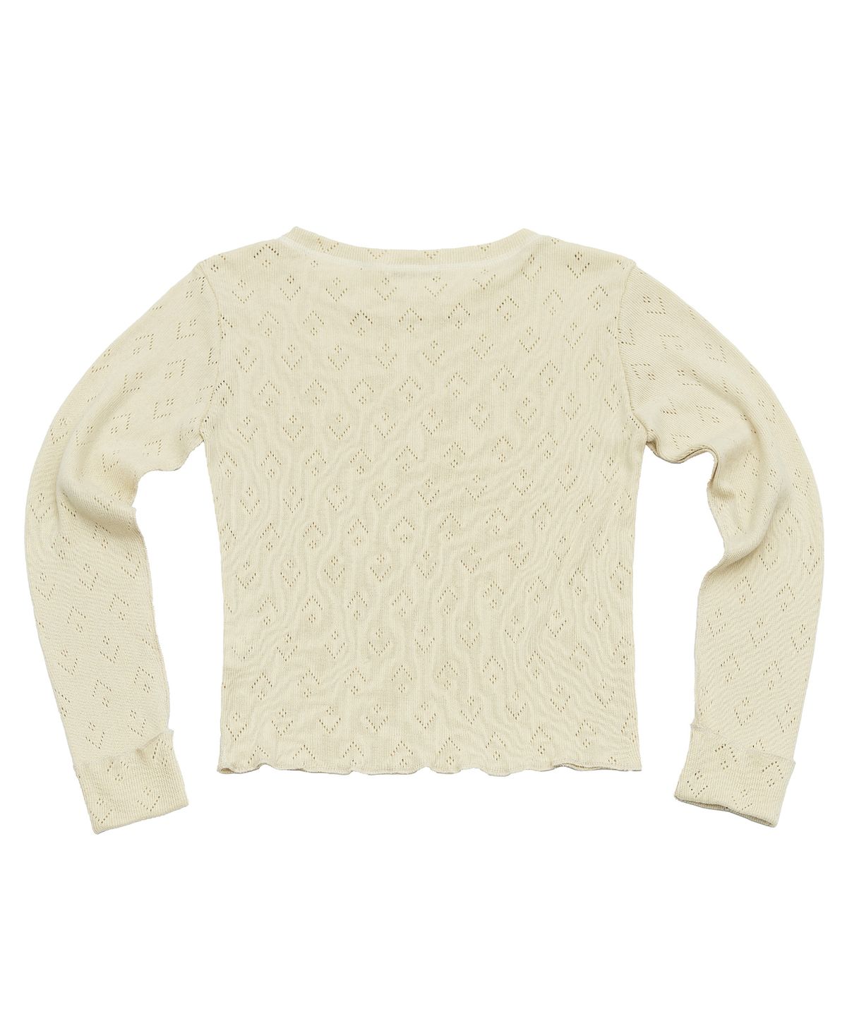 크루치(KRUCHI) Punching Knit (CREAM) WOMENS