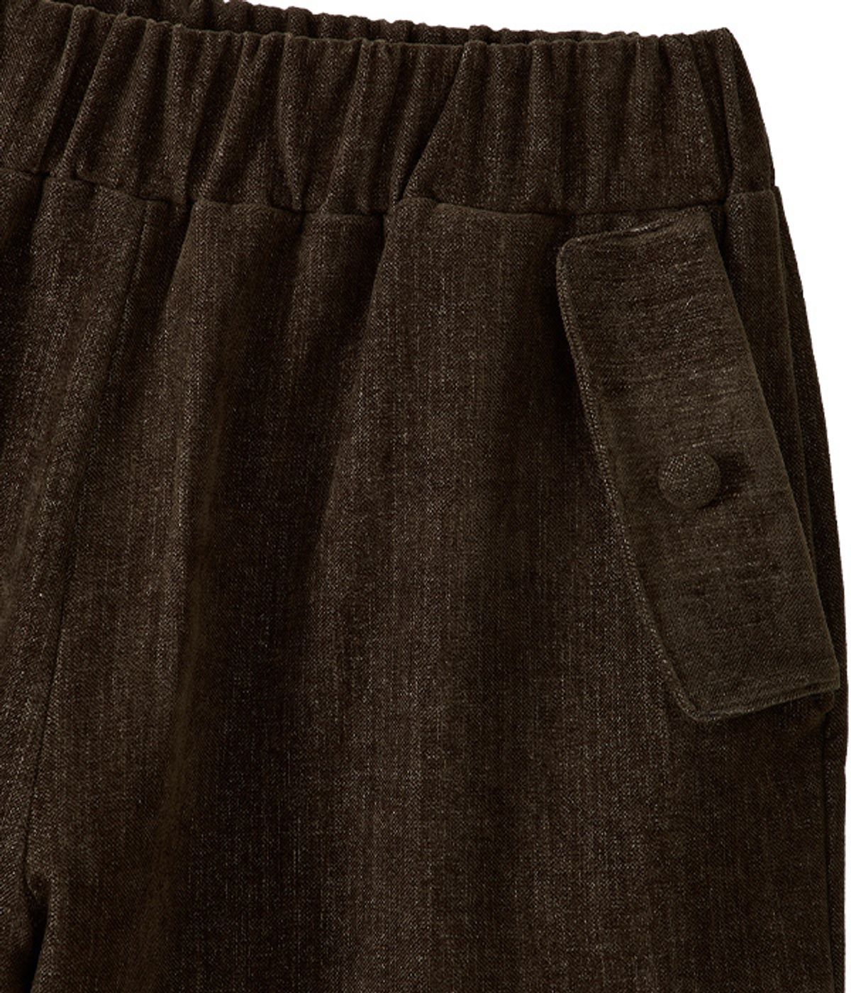 유쓰배쓰(YOUTHBATH) Ruffled Wide Crop Pants