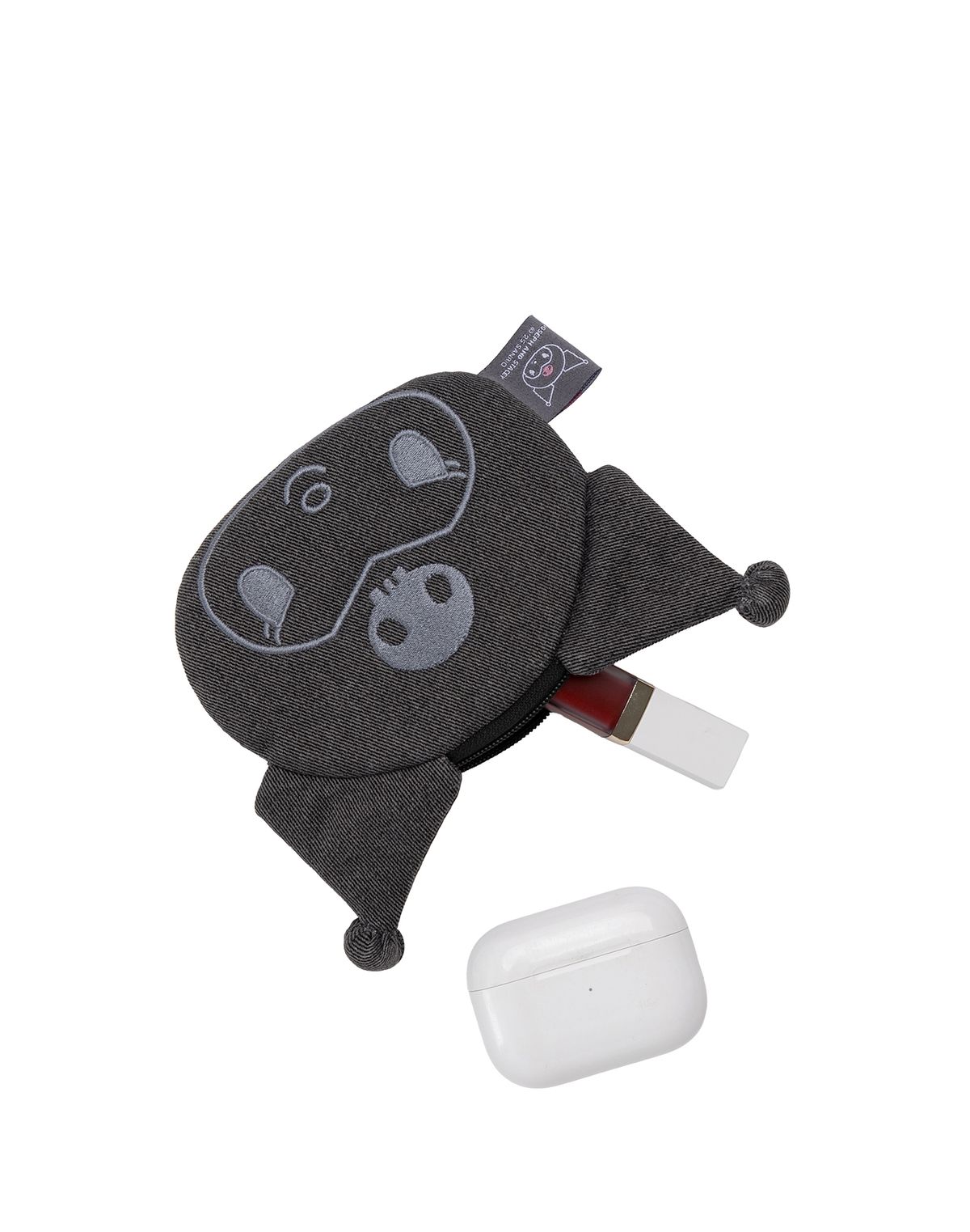 조셉앤스테이시(JOSEPH&STACEY) Denim Mini Pouch Kuromi Washed Charcoal