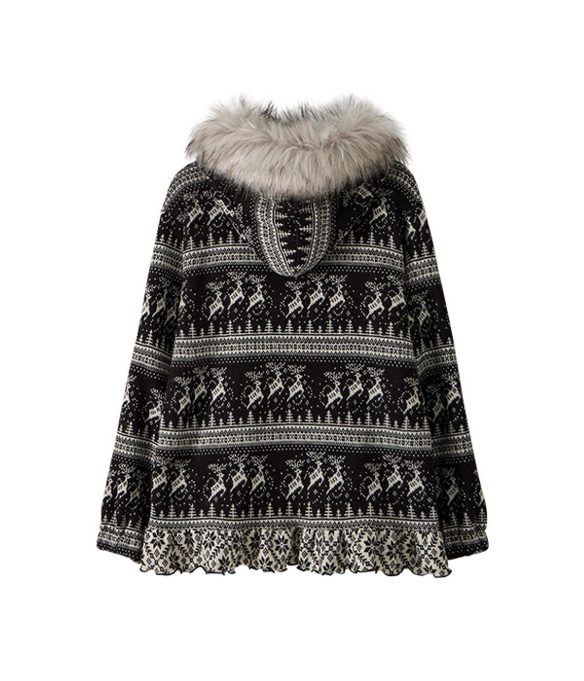 유쓰배쓰(YOUTHBATH) Nordic Oversized Knit Hoodie