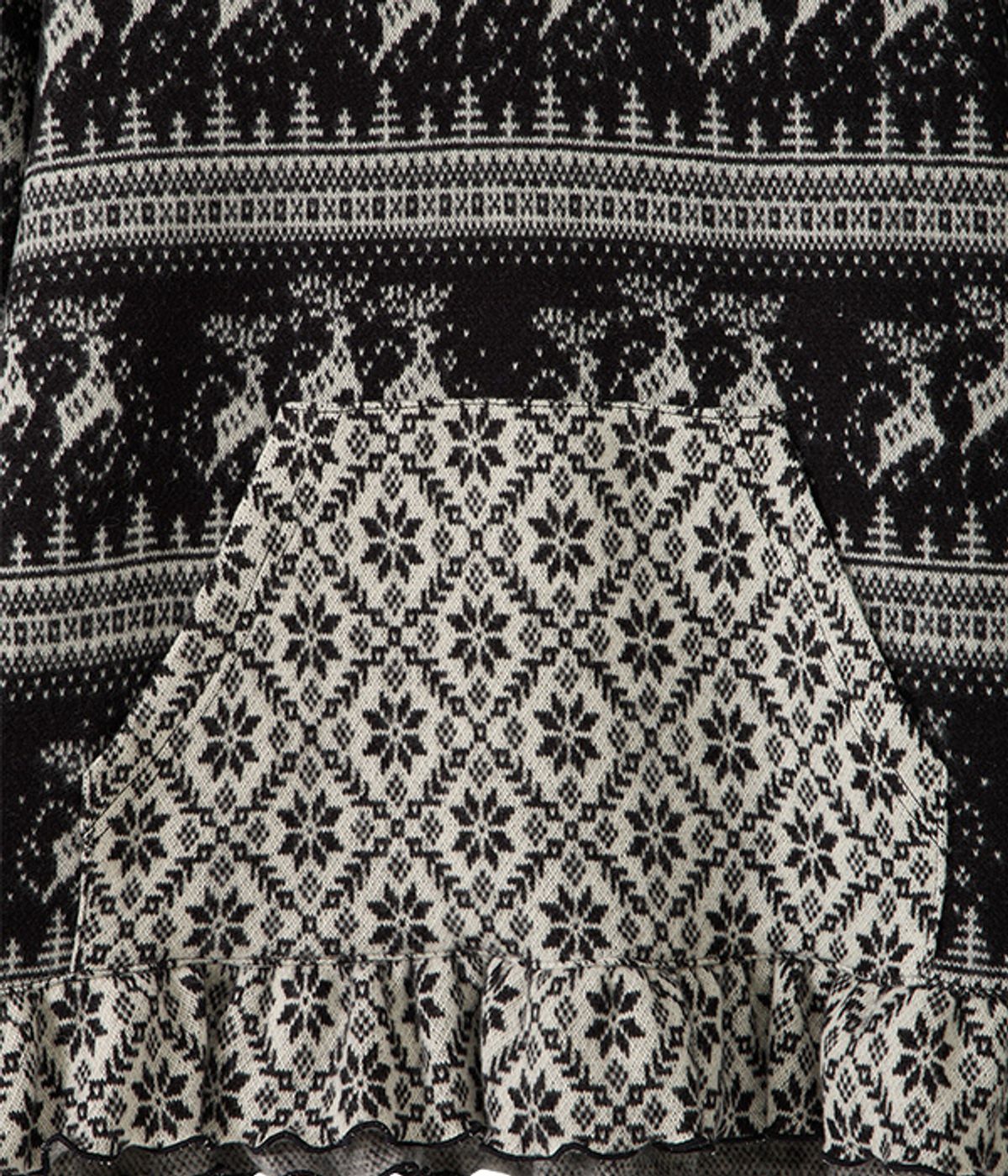 유쓰배쓰(YOUTHBATH) Nordic Oversized Knit Hoodie