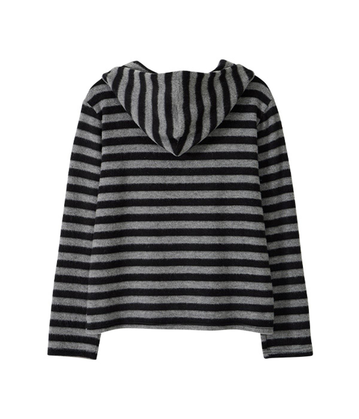 유쓰배쓰(YOUTHBATH) Hooded Henley Tee_Stripe