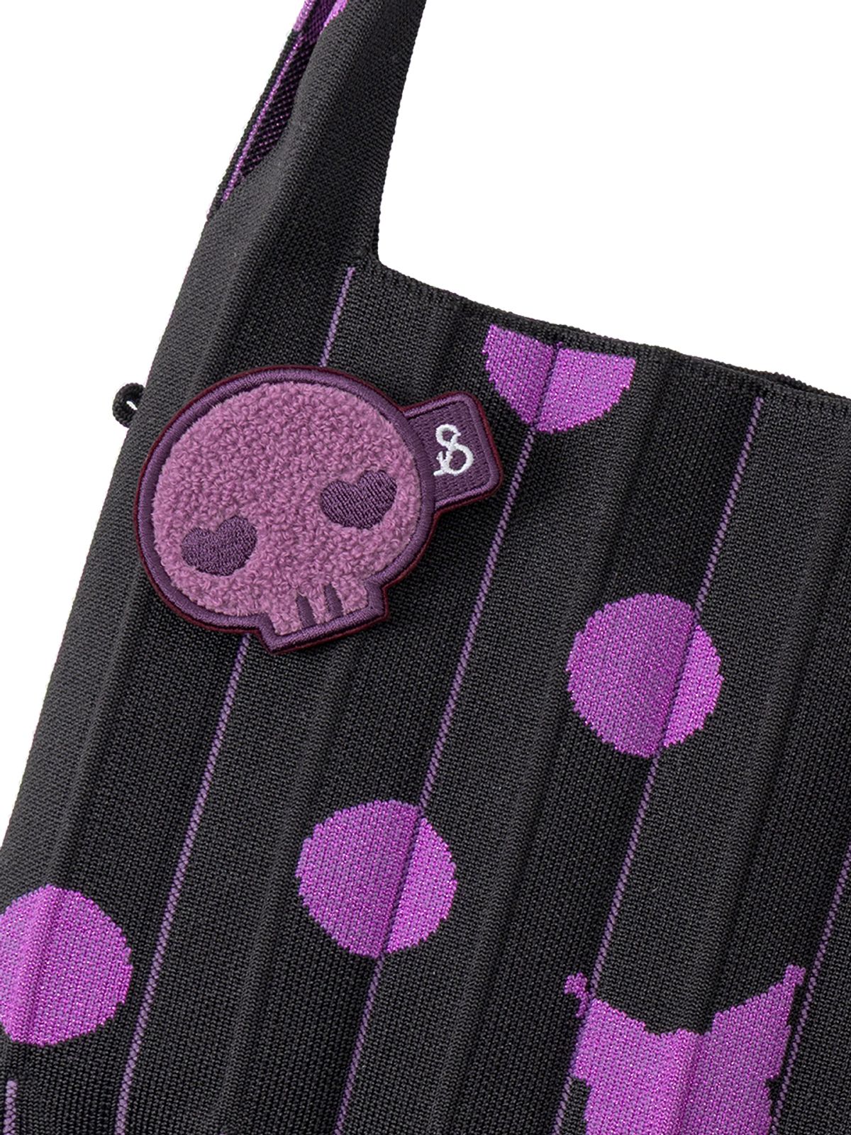 조셉앤스테이시(JOSEPH&STACEY) Lucky Kuromi Boucle Wappen Lovely Skull