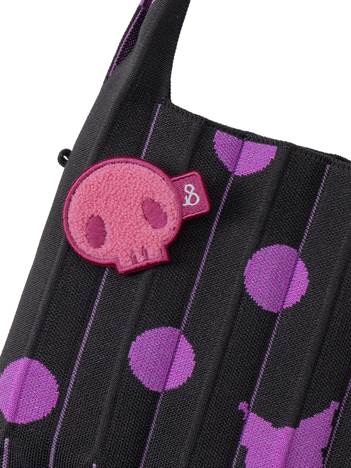 조셉앤스테이시(JOSEPH&STACEY) Lucky Kuromi Boucle Wappen Gentle Skull