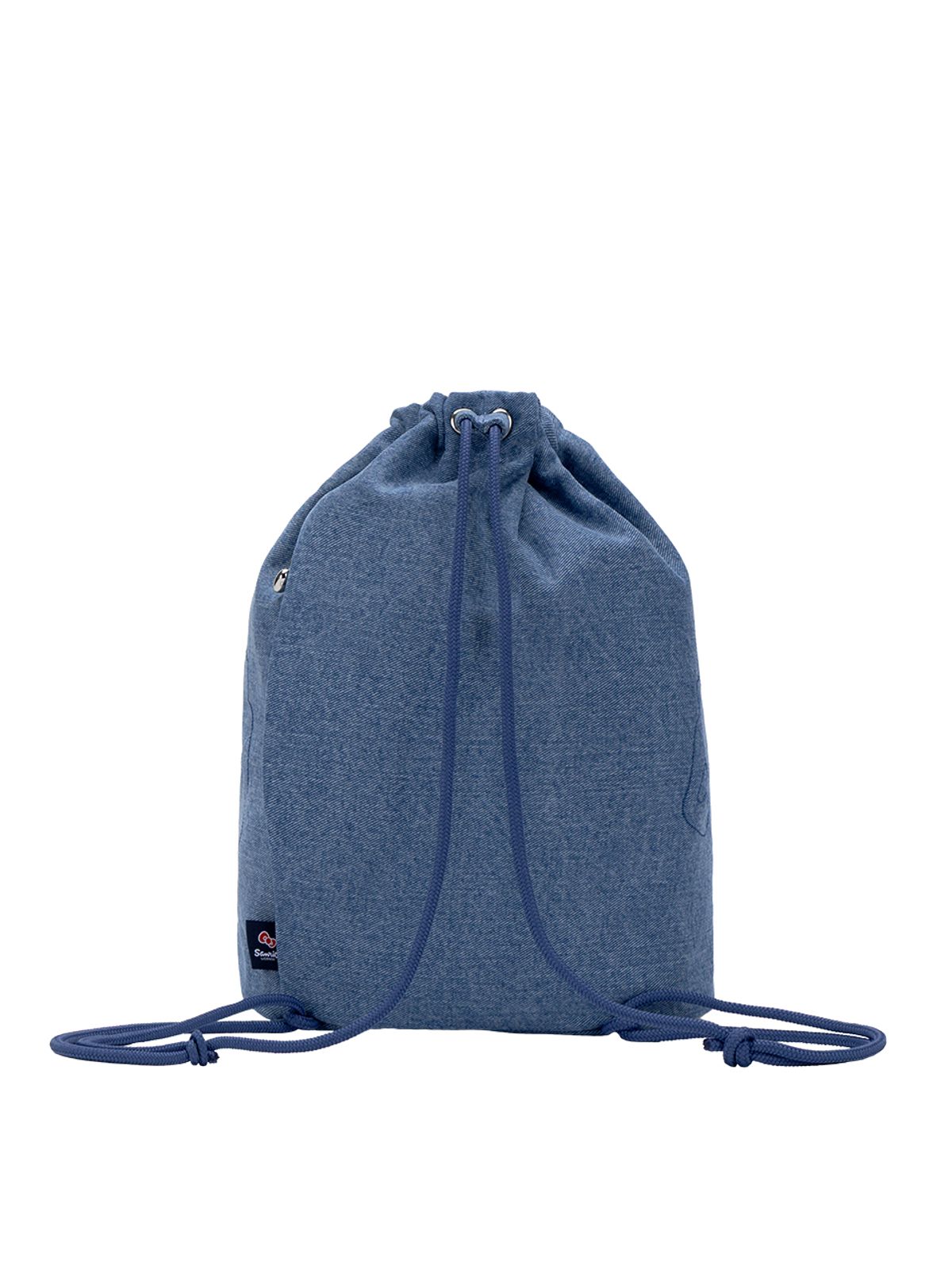 조셉앤스테이시(JOSEPH&STACEY) Denim String Backpack Hello Kitty Washed Blue
