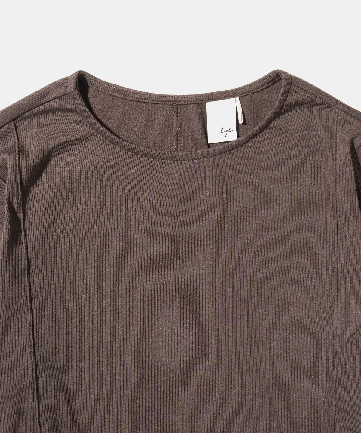 다이아몬드 레이라(DIAMOND LAYLA) Modal Second Layer Longsleeve T101 Brown