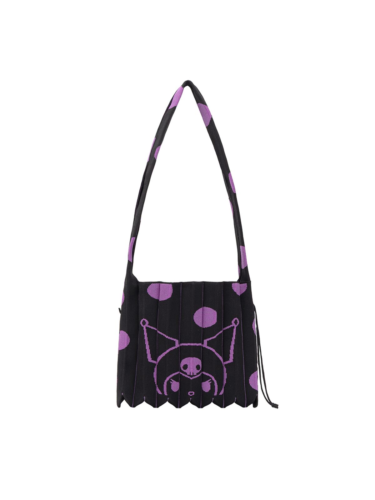 조셉앤스테이시(JOSEPH&STACEY) Lucky Pleats Knit Crossbody M Dot Kuromi (ALL)