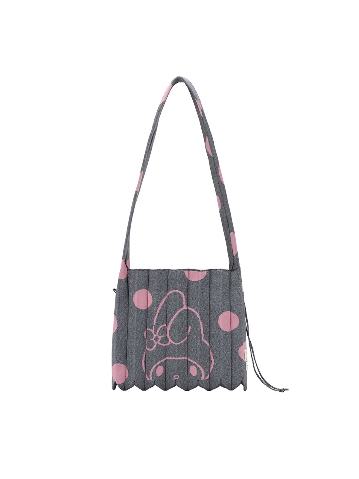 조셉앤스테이시(JOSEPH&STACEY) Lucky Pleats Knit Crossbody M Dot My Melody (ALL)