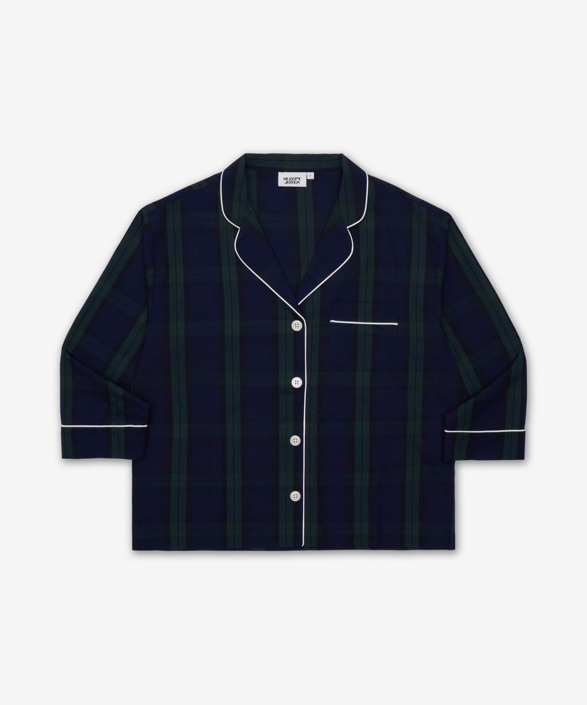 슬리피 존스(SLEEPY JONES) [SET] 슬리피 존스 마리나 파자마 - 블랙워치 포플린 / FH25WS007F1531960
