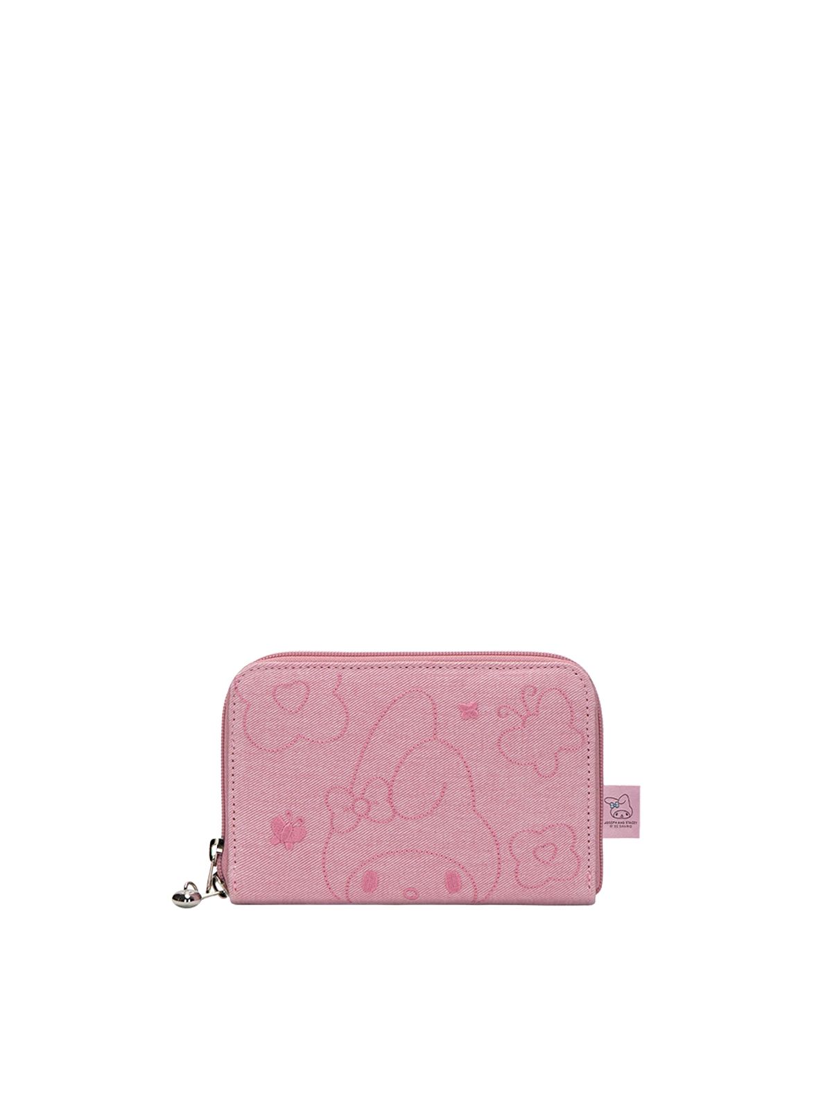 조셉앤스테이시(JOSEPH&STACEY) Denim Travel Cross Wallet My Melody Washed Pink