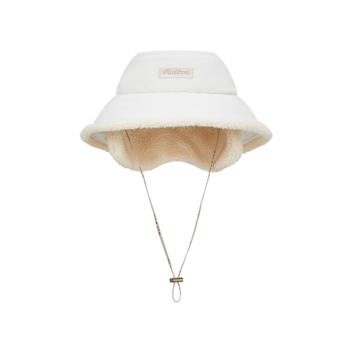 말본 골프(MALBON GOLF) 패딩 이어머프 버킷햇 IVORY (WOMAN)