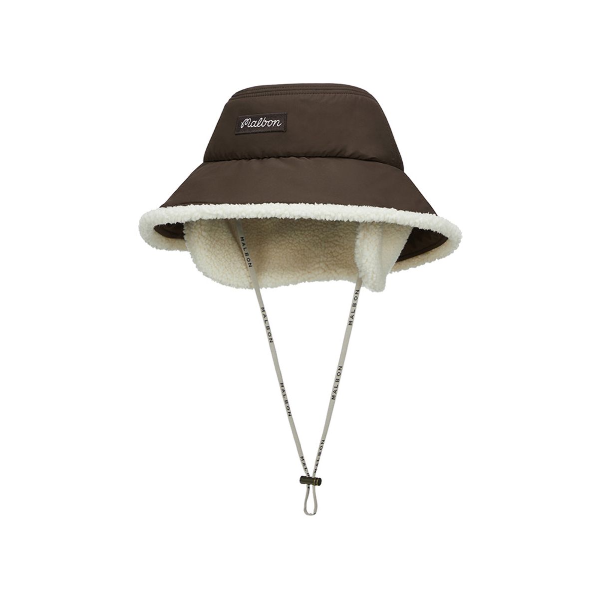 말본 골프(MALBON GOLF) 패딩 이어머프 버킷햇 BROWN (WOMAN)