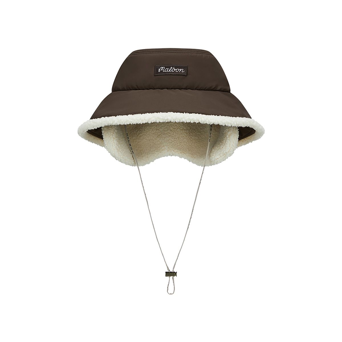 말본 골프(MALBON GOLF) 패딩 이어머프 버킷햇 BROWN (WOMAN)