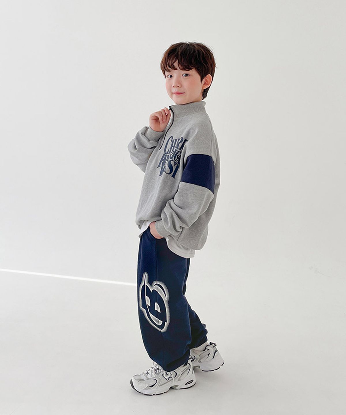 베리클로젯(BERRYCLOSET) [기모] 스퀴드 크루 조거 팬츠