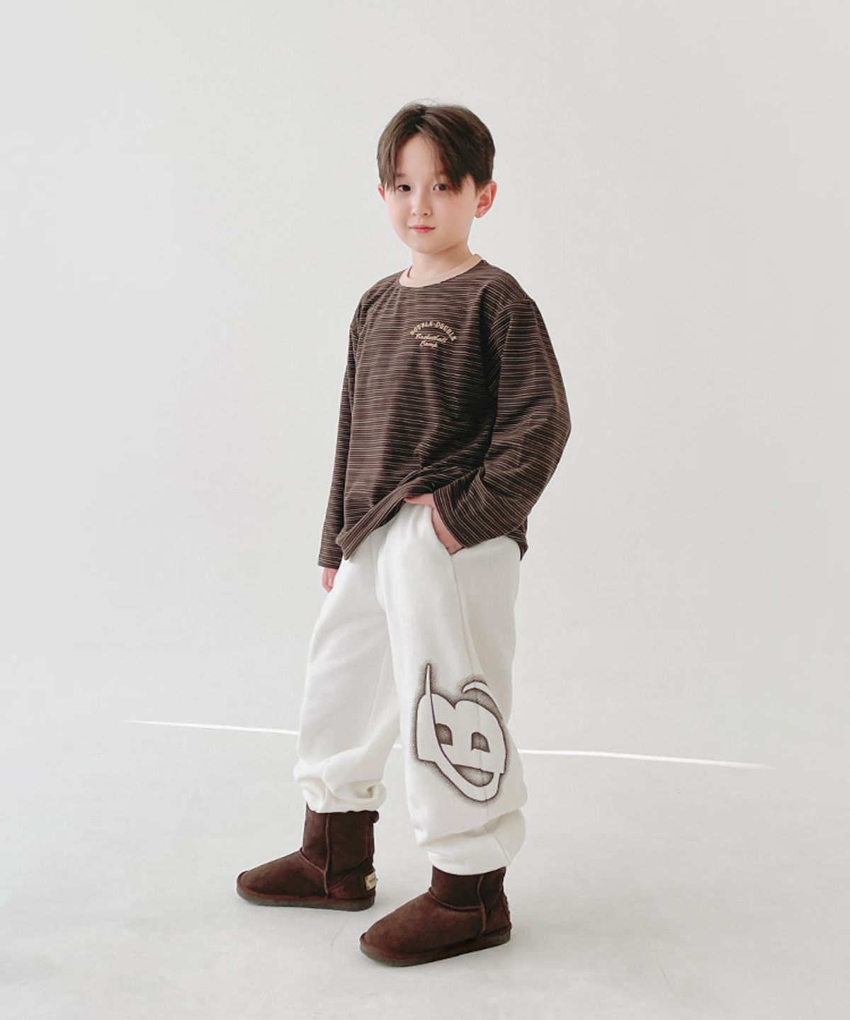 베리클로젯(BERRYCLOSET) [기모] 스퀴드 크루 조거 팬츠