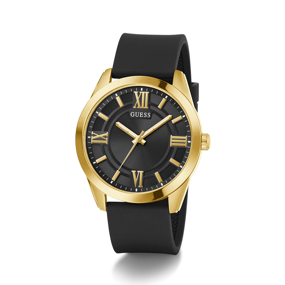게스 시계(GUESS WATCH) 블랙 골드 엘리엇 (GW0894G2) 남성시계