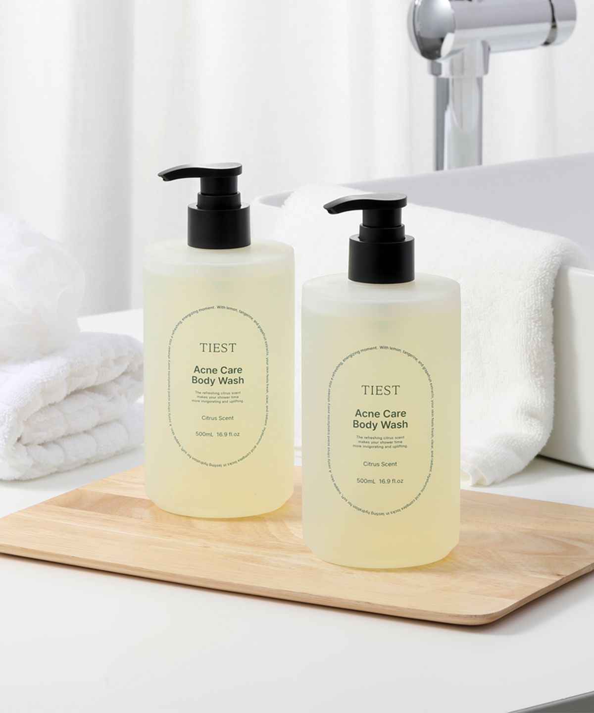 클렙튼(KLEPTON) 티에스트 아크네케어 시트러스 바디워시 약산성 여드름케어 500mL