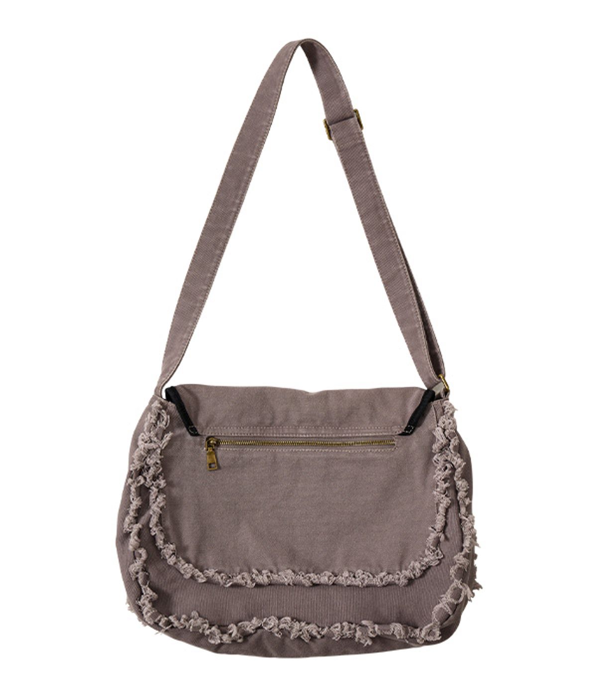 유쓰배쓰(YOUTHBATH) Damage Washed Cross Bag_Charcoal