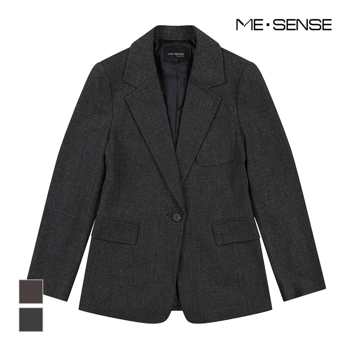 미센스(MESENSE) 와펜포인트 잔패턴 자켓_MB3YJKM106C